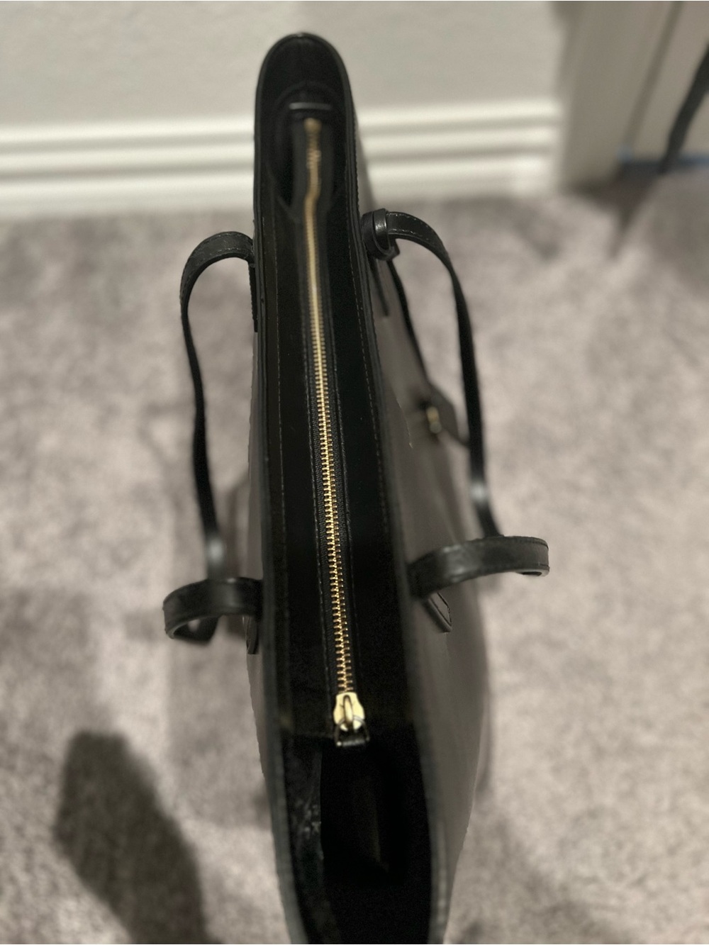 kate spade Black Leather Tote - Picture 8 of 12